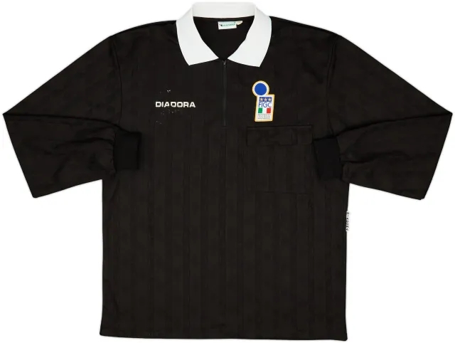 1990s Italy Diadora Referee L/S Shirt - 5/10 - (XXL)