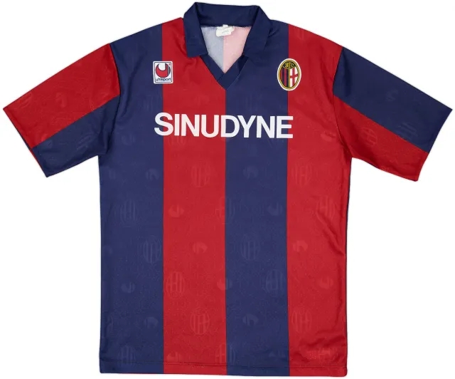 1991-93 Bologna Basic Home Shirt - 9/10 - (XL)