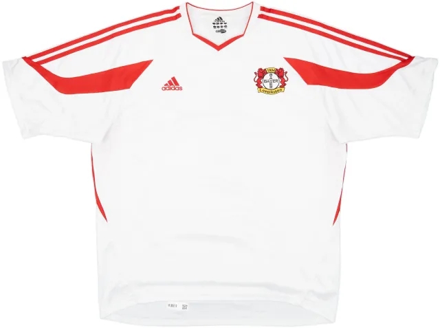 adidas Bayer Leverkusen Mens SS Player Issue Away Shirt 2003/05