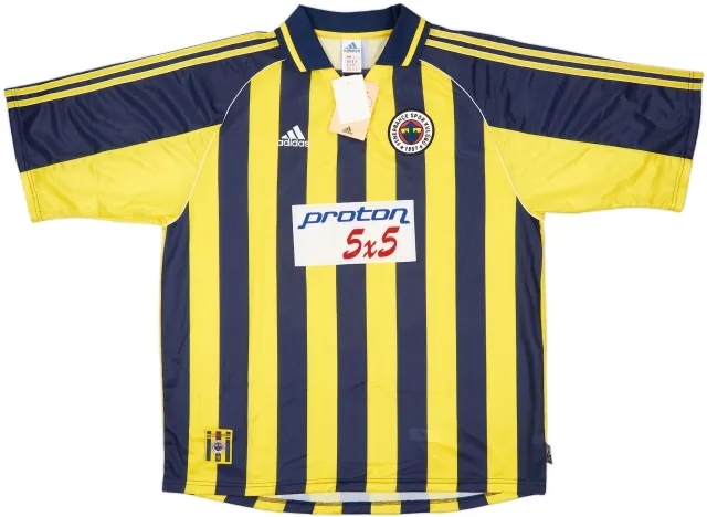 adidas Fenerbahce Mens SS Home Shirt 1999/00