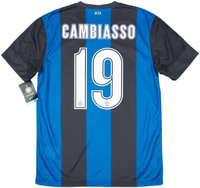 2012-13 Inter Milan Home Shirt Cambiasso #19 (M)