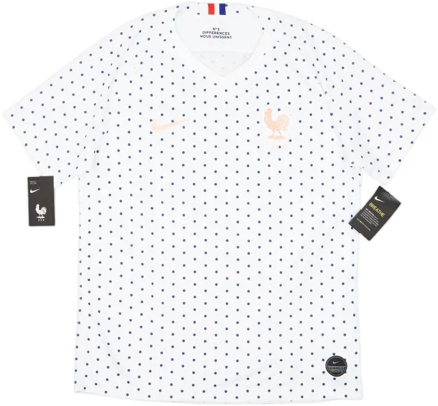 Nike France Adults SS Away Shirt 2019