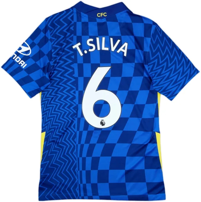 2021-22 Chelsea Home Shirt T.Silva #6 - 10/10 - (S)