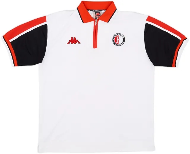 2000-01 Feyenoord Kappa 1/4 Polo Shirt - 8/10 - (XL)