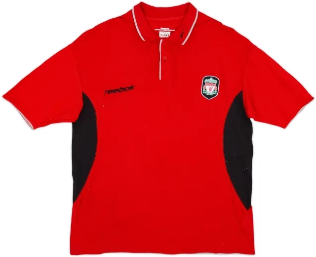 2002-03 Liverpool Reebok Polo Shirt - 7/10 - (XL)