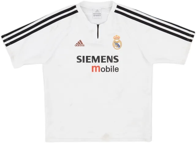 2003-04 Real Madrid Home Shirt - 4/10 - (L.Boys)