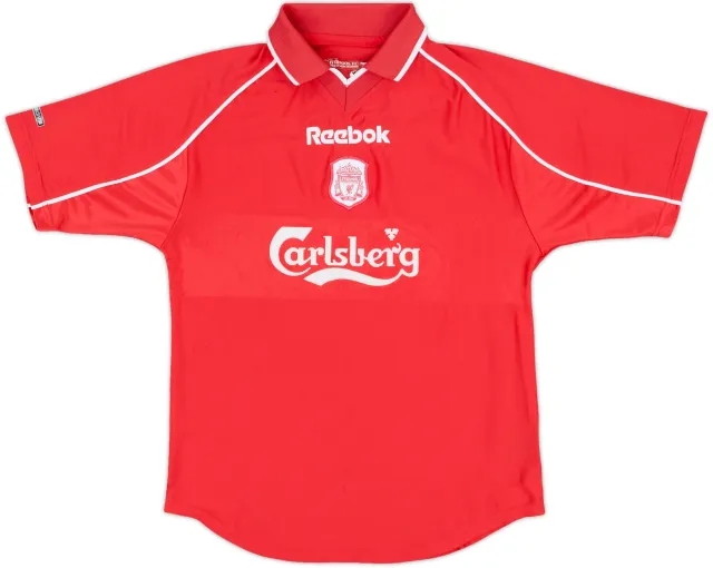2000-02 Liverpool Home Shirt - 7/10 - (L.Boys)