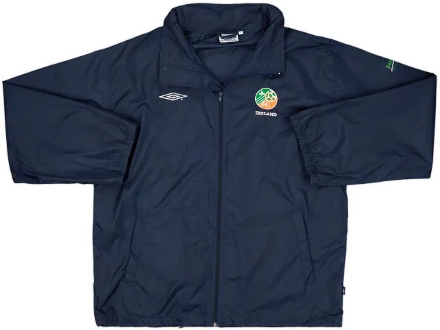 2002-03 Ireland Umbro Hooded Rain Jacket - 8/10 - (L)