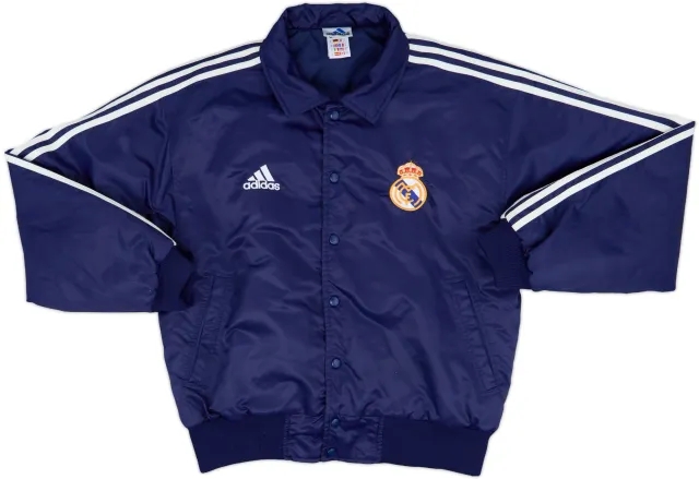 1999-00 Real Madrid adidas Padded Coach Jacket - 9/10 - (M)