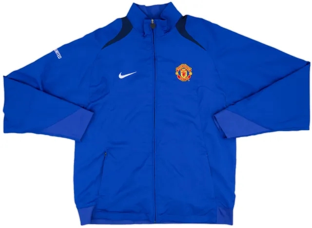 2005-06 Manchester United Nike Track Jacket - 9/10 - (L)