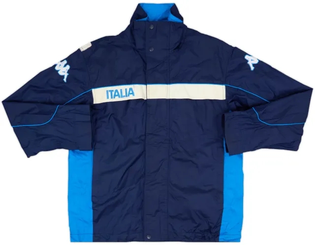 2002 Italy Kappa Hooded Rain Jacket - 6/10 - (S)