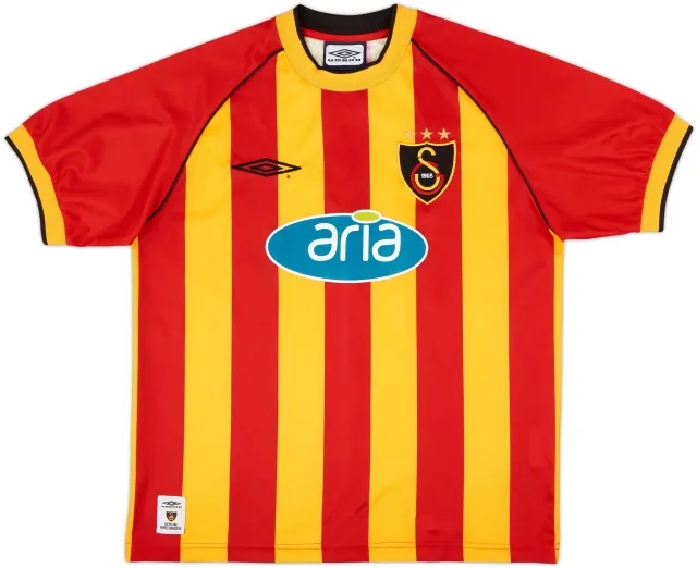 Umbro Galatasaray Mens SS Home Shirt 2002/03