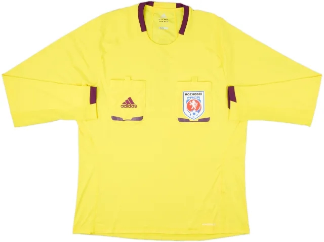 2012-13 Czech Republic adidas Referee L/S Shirt - 9/10 - (XL)