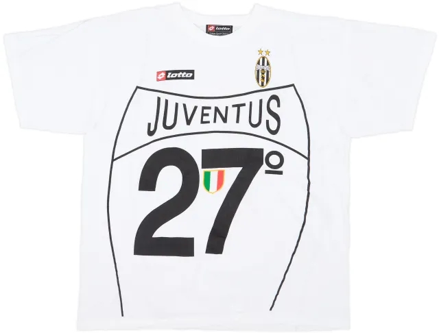 2002-03 Juventus Lotto 'Campioni D'Italia 2003' Graphic Tee - 4/10 - (XL)