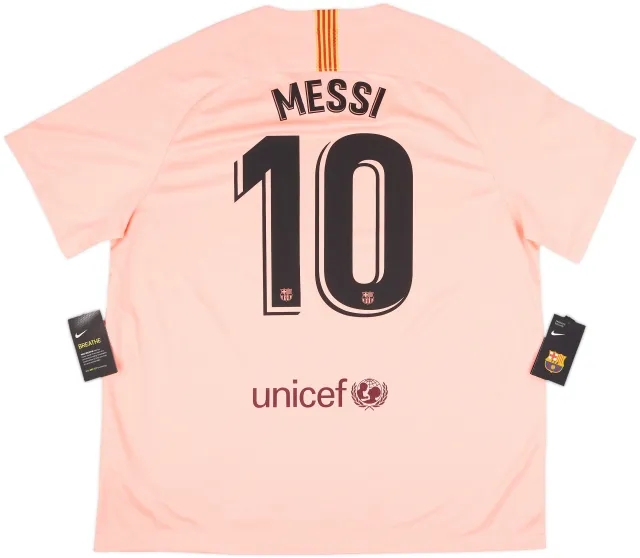 2018-19 Barcelona Third Shirt Messi #10 (XXL)