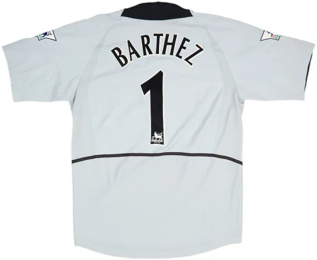 2002-04 Manchester United GK S/S Shirt Barthez #1 - 8/10 - (XL)