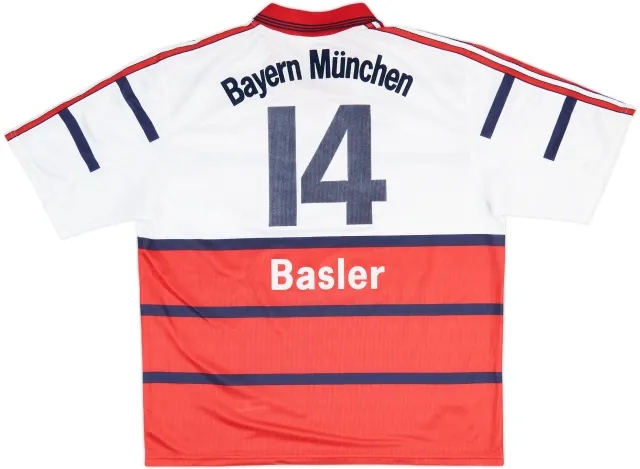 adidas Bayern Munich Mens SS Away Shirt 1998/00