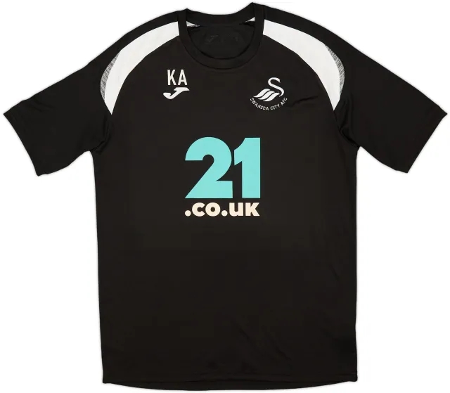 2018-19 Swansea Joma Staff Issue Training Shirt KA - 8/10 - (M)