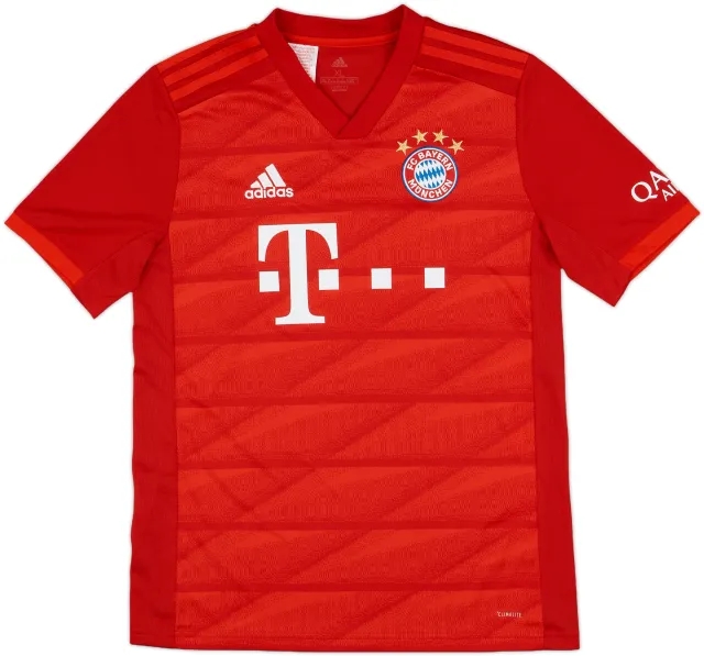 adidas Bayern Munich Boys SS Home Shirt 2019/20