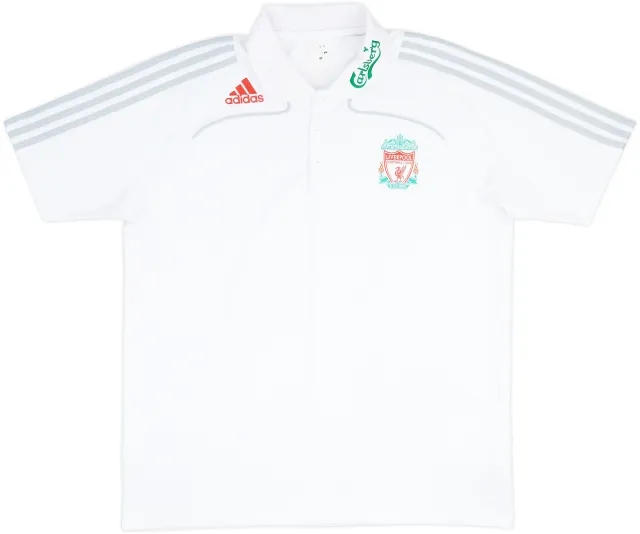 2008-09 Liverpool adidas Polo Shirt - 5/10 - (L/XL)