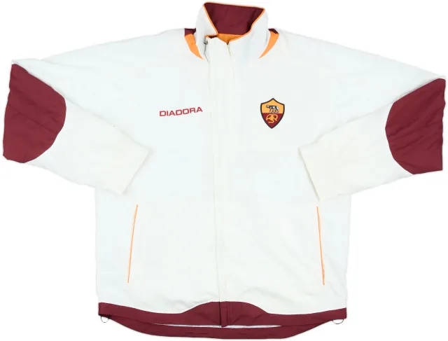2006-07 Roma Diadora Track Jacket - 8/10 - (L)