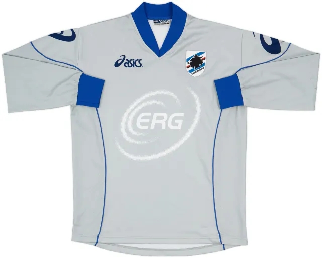 2003-04 Sampdoria Asics Training L/S Shirt - 9/10 - (S)