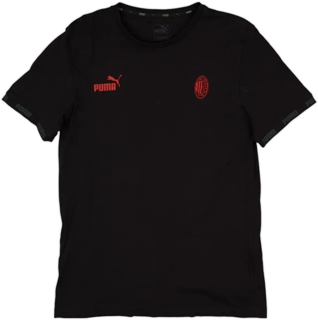 2019-20 AC Milan Puma Cotton Tee - 9/10 - (M)