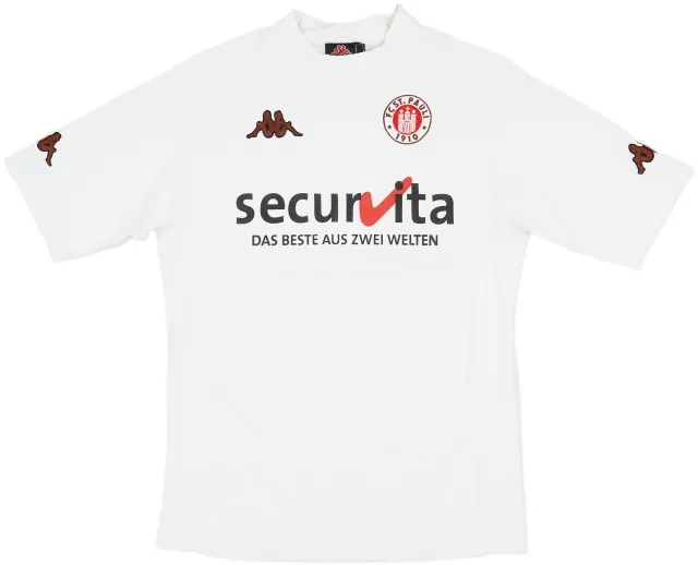 Kappa St. Pauli Mens SS Away Shirt 2001/03