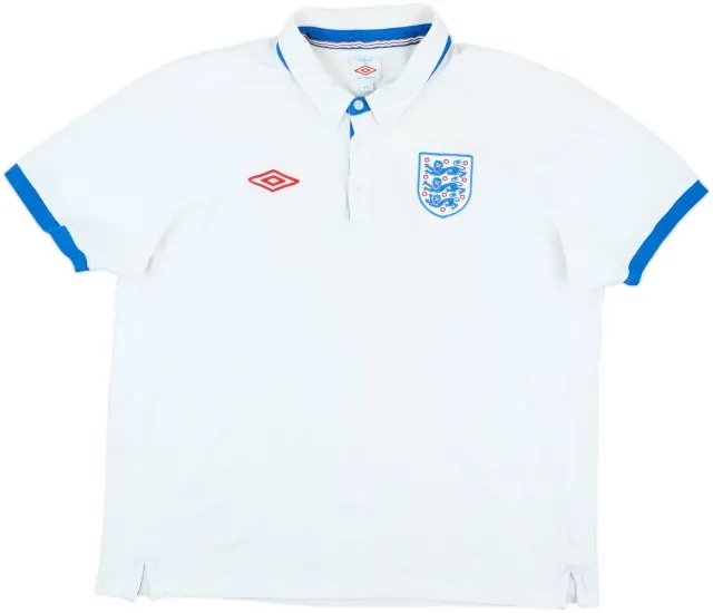 2012-13 England Umbro Polo Shirt - 9/10 - (XXL)