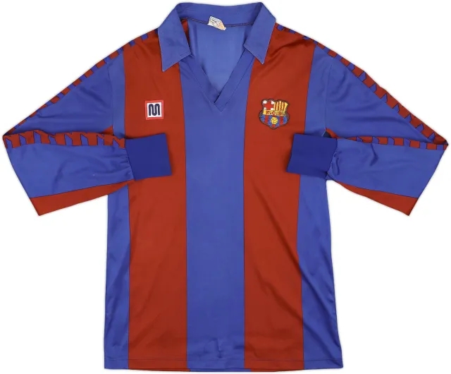 1984-89 Barcelona Home L/S Shirt - 5/10 - (S)
