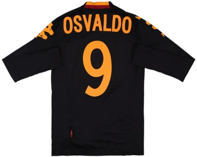2012-13 Roma Third L/S Shirt Osvaldo #9 (S)