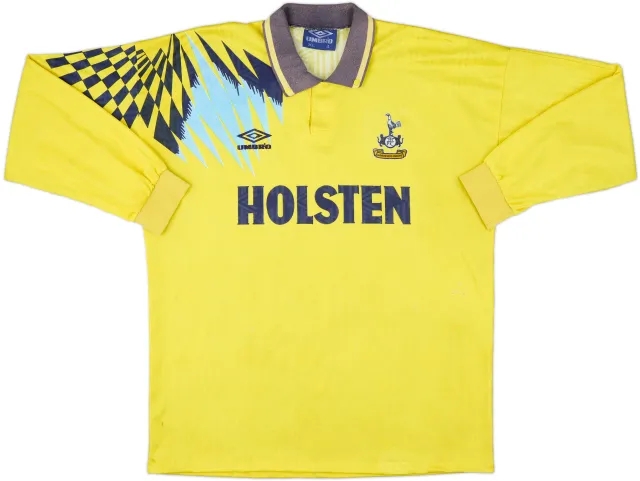 1991-95 Tottenham Away L/S Shirt - 5/10 - (XL)