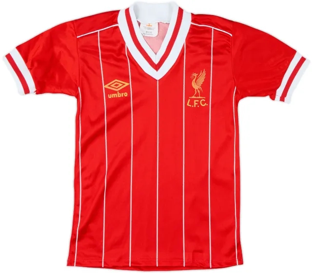 1982-85 Liverpool Home Shirt - 8/10 - (S.Boys)