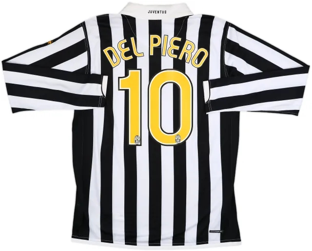 2006-07 Juventus Home L/S Shirt Del Piero #10 (L)