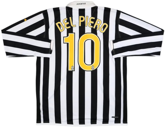 2006-07 Juventus Home L/S Shirt Del Piero #10 (XL)