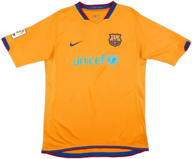 Nike Barcelona Boys SS Away Shirt 2006/08