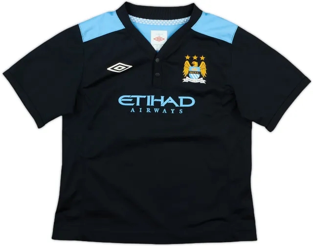 2011-12 Manchester City Umbro Polo Shirt - 6/10 - (4-5 Years)