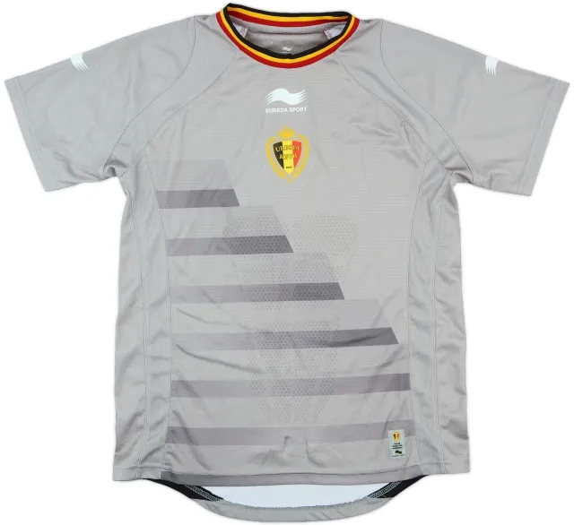 2014-15 Belgium Player Issue GK S/S Shirt - 10/10 - (XL.Boys)