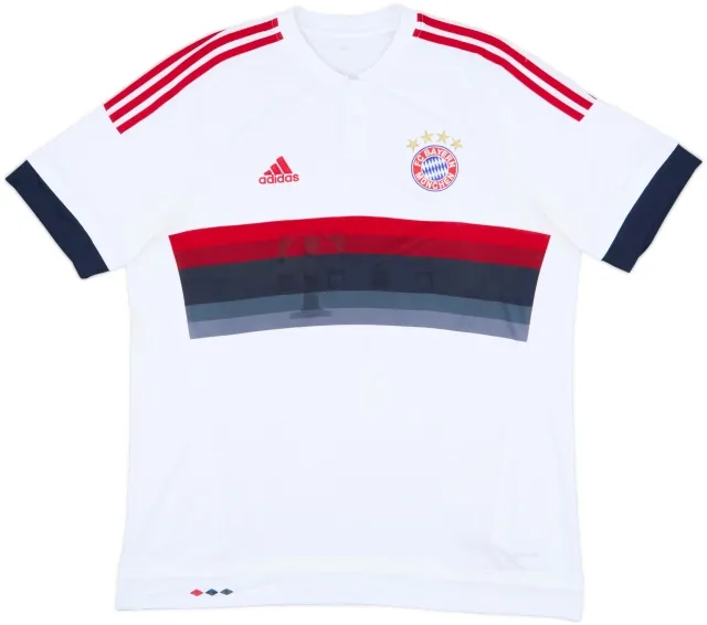 adidas Bayern Munich Mens SS Away Shirt 2015/16