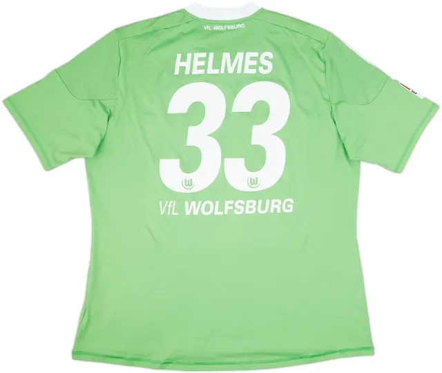 2012-13 Wolfsburg Home Shirt Helmes #33 - 8/10 - (XXL)