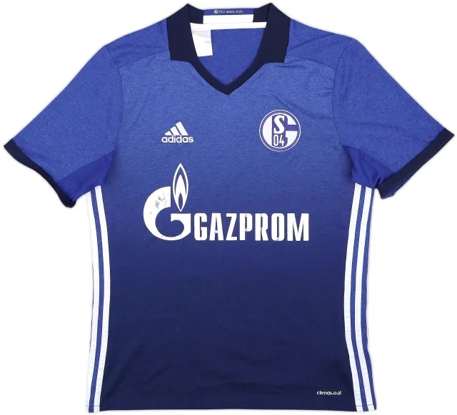 adidas Schalke 04 Boys SS Home Shirt 2016/18