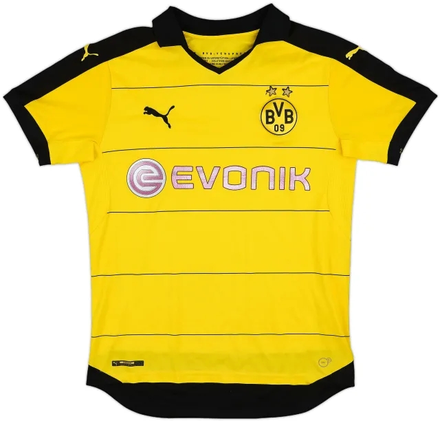 2015-16 Borussia Dortmund Home Shirt - 4/10 - (S)
