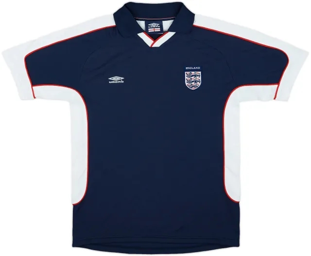 2002-03 England Umbro Polo Shirt - 9/10 - (S)