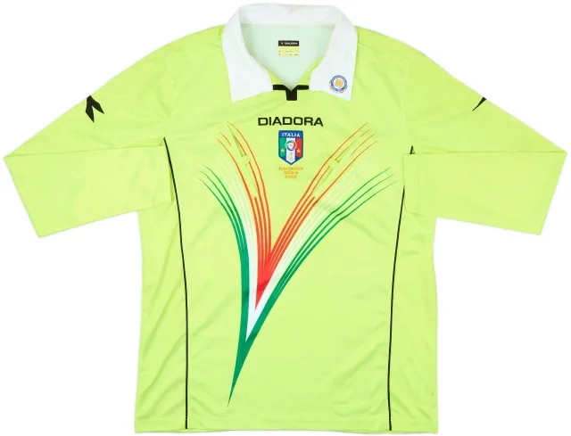 2011-12 Italy Diadora Centenary Referee L/S Shirt - 9/10 - (L)
