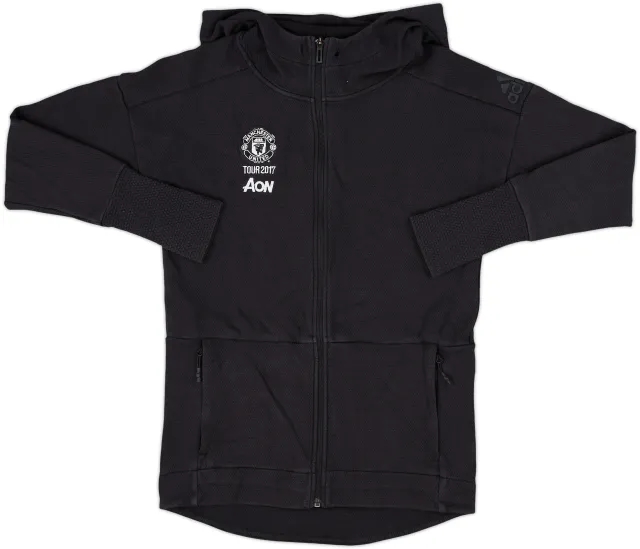 2017-18 Manchester United adidas Hooded Track Jacket - 7/10 - (Women's XS)