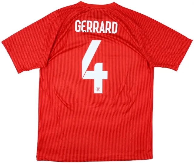 2014-15 England Away Shirt Gerrard #4 - 6/10 - (L)