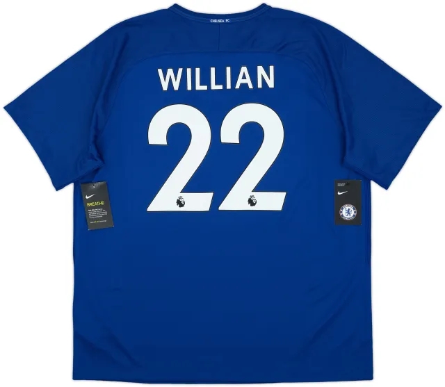 2017-18 Chelsea Home Shirt Willian #22 (XXL)