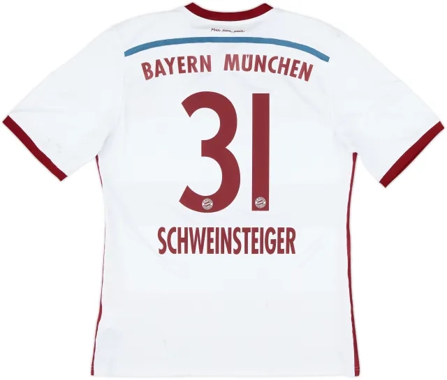 2014-15 Bayern Munich Away Shirt Schweinsteiger #31 - 5/10 - (M)