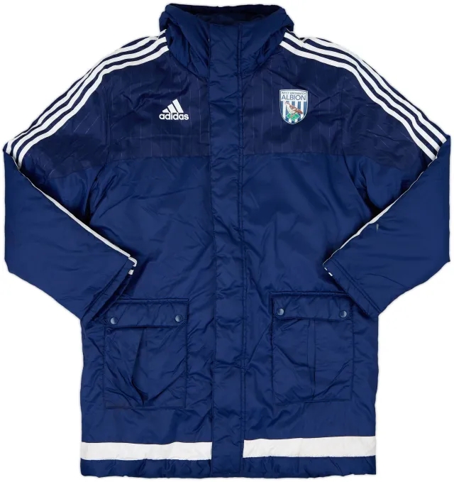 2015-16 West Brom adidas Padded Bench Coat - 8/10 - (M)