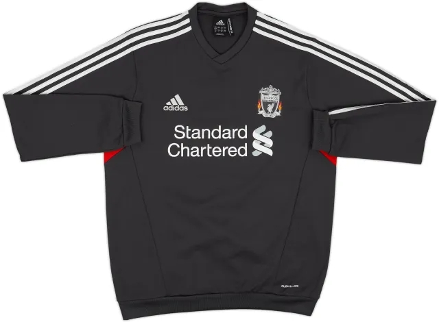 2011-12 Liverpool adidas Sweat Top - 10/10 - (L)